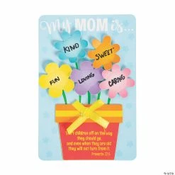 Promo 💯 3D Religious 👩 Mother’s Day Flower Craft Kit - Makes 12 🔥