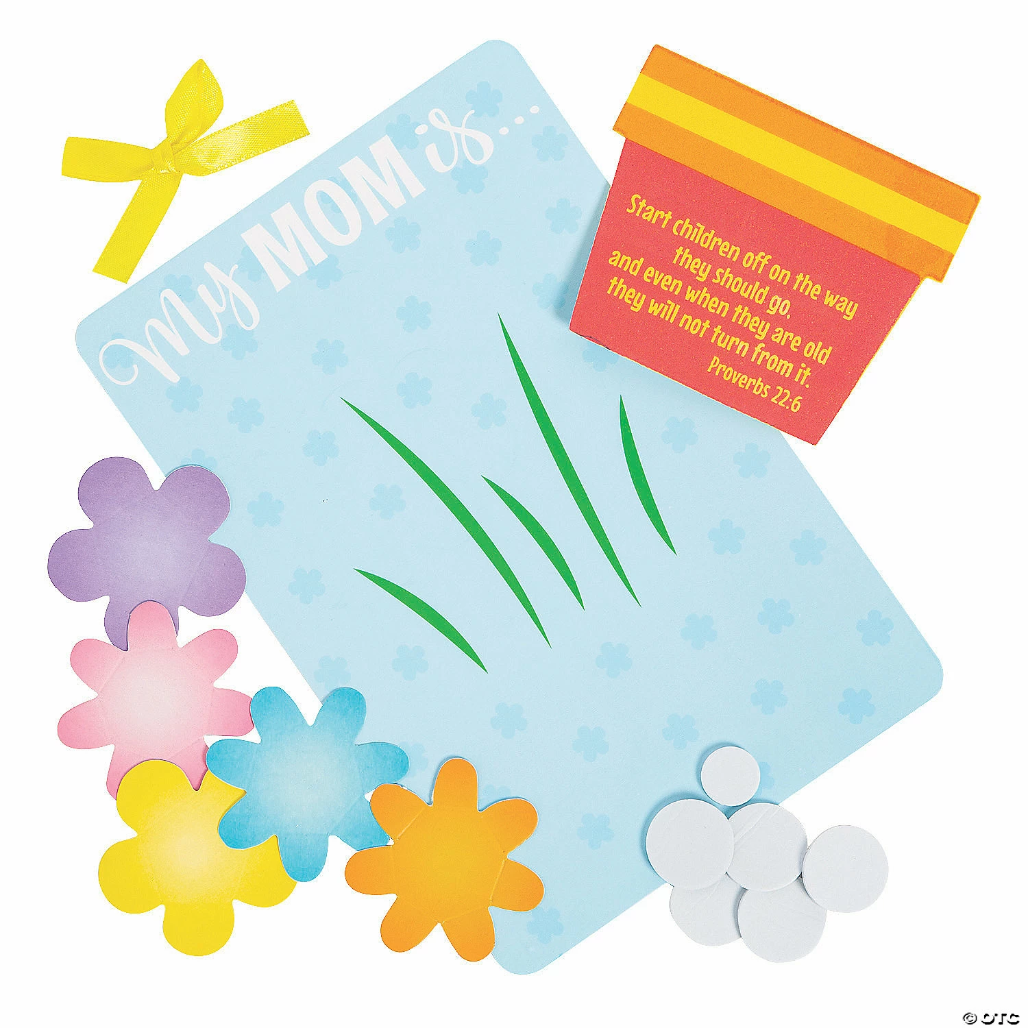 Promo 💯 3D Religious 👩 Mother’s Day Flower Craft Kit - Makes 12 🔥 - Image 2