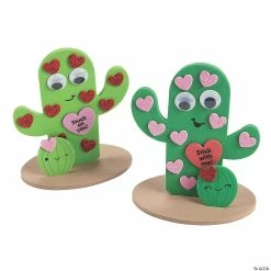 Promo ✨ 3D Valentine Cactus Craft Kit - Makes 12 👍