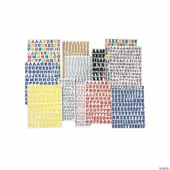 Best Pirce π₯° Basic Alphabet Sticker Pack - 12 Sheets π―