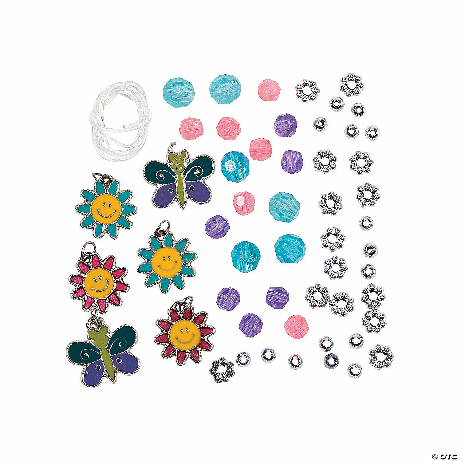 Promo ๐ฅ Beaded Butterfly & Daisy Charm Bracelet Craft Kit - Makes 12 ๐ - Image 2