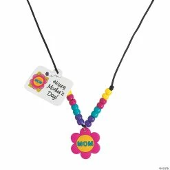 Best reviews of 😉 Beaded Mom Necklace Craft Kit - Makes 12 ✔️