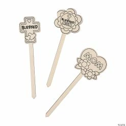 Coupon βοΈ Color Your Own Blessed Mom Plant Stakes - 12 Pc. π