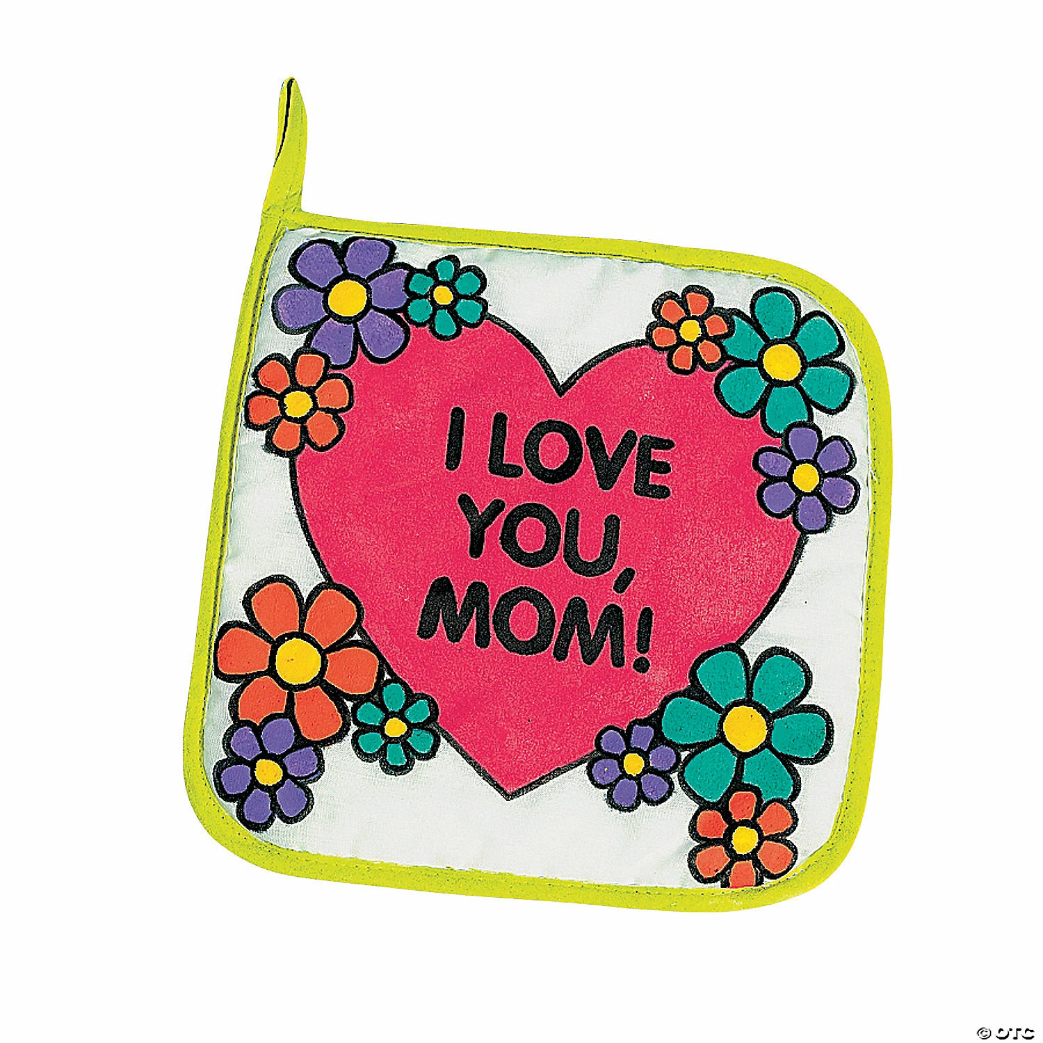 Discount β Color Your Own Canvas Mom Pot Holders - 12 Pc. π