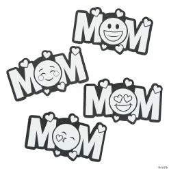 Best Pirce π Color Your Own Emoji Mom Magnets - 12 Pc. β¨