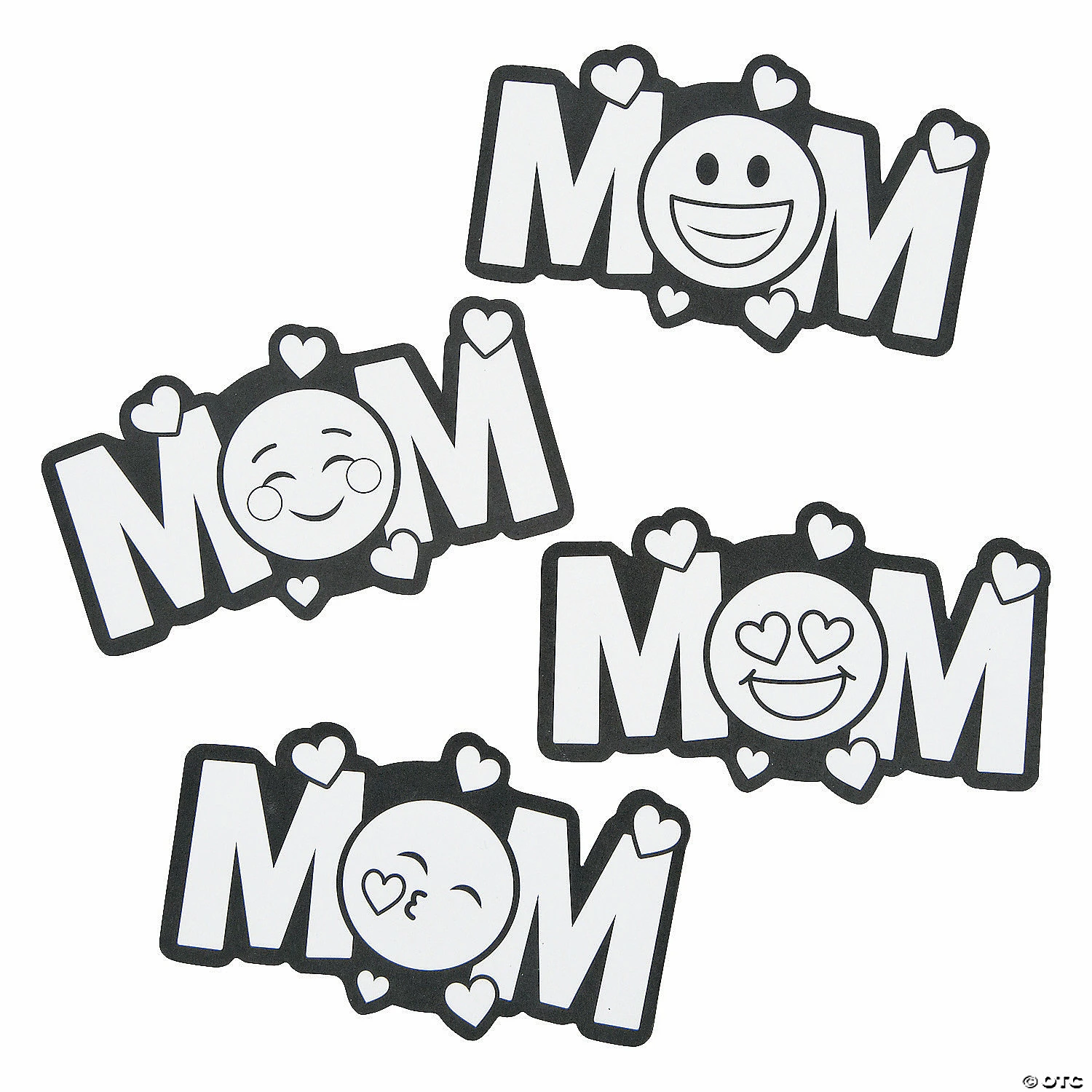 Best Pirce π Color Your Own Emoji Mom Magnets - 12 Pc. β¨
