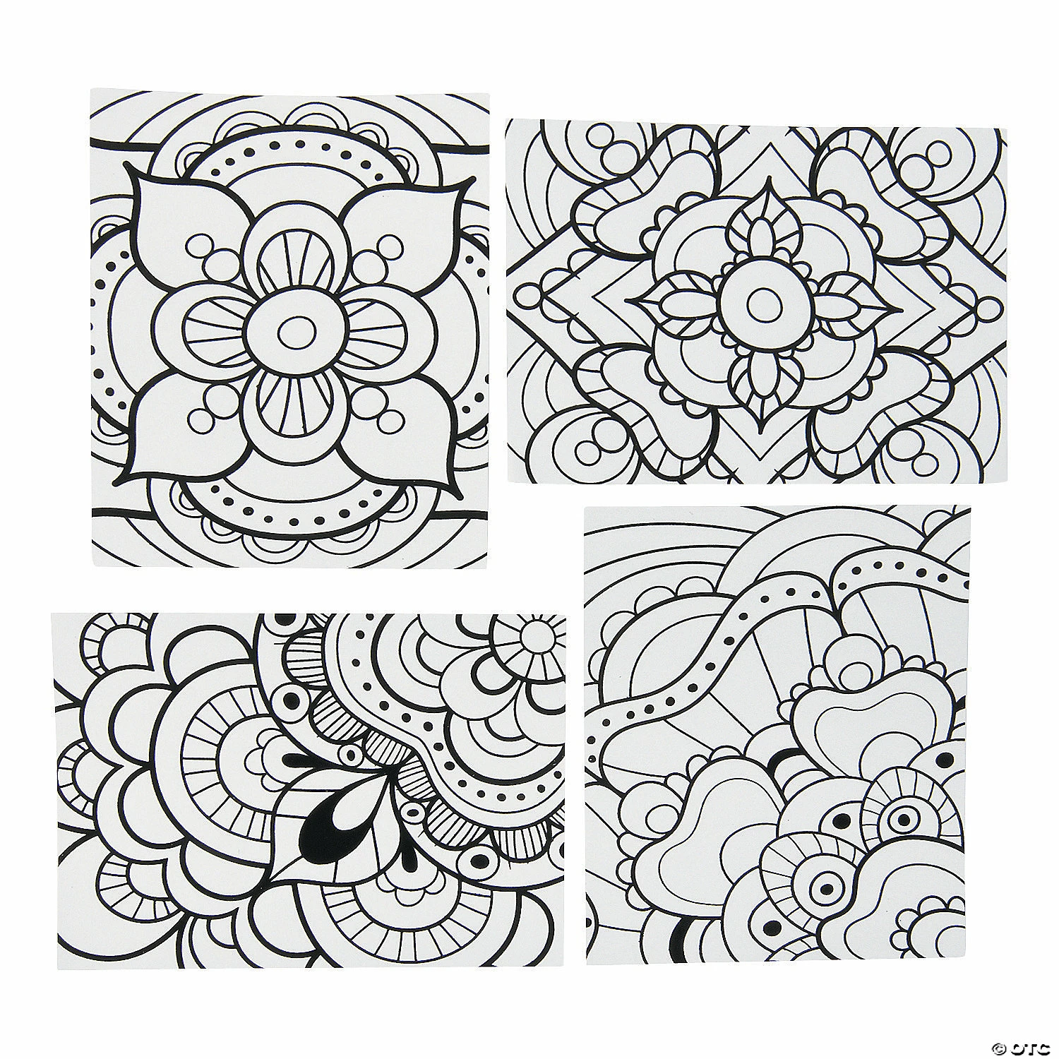 Deals β Color Your Own Fuzzy Mandala Posters - 24 Pc. π€©