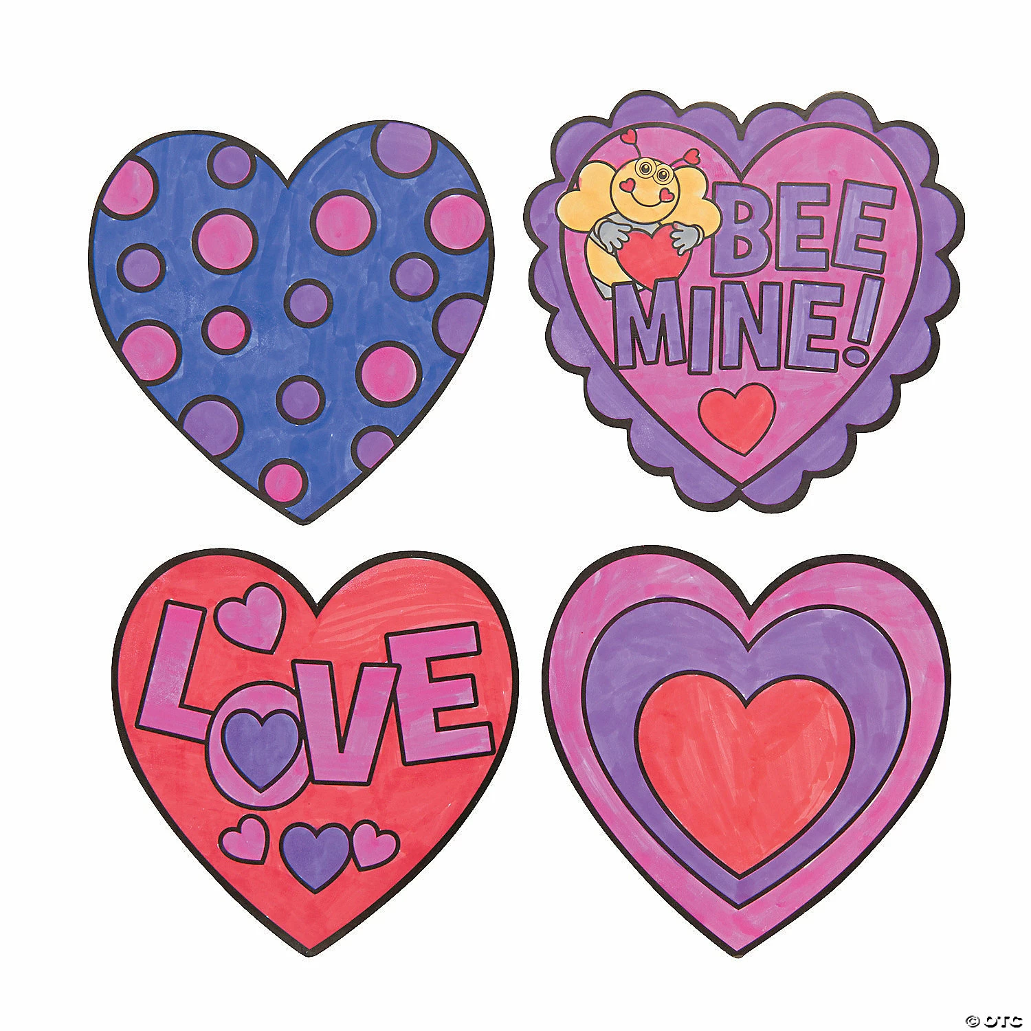 Hot Sale โญ Color Your Own Heart Magnets - 12 Pc. โ๏ธ - Image 2