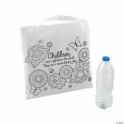 Cheapest π€© Color Your Own Medium Religious π© Mother's Day Tote Bags - 12 Pc. β¨