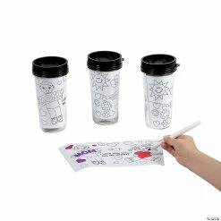 Best deal π Color Your Own Mom Artist Travel Mugs - 6 Pc. π