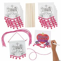 Best reviews of π― Color Your Own Religious π© Motherβs Day Pom-Pom Banners - 12 Pc. π―