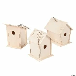 Best reviews of 🎁 DIY Unfinished Wood Birdhouses - Makes 12 😀