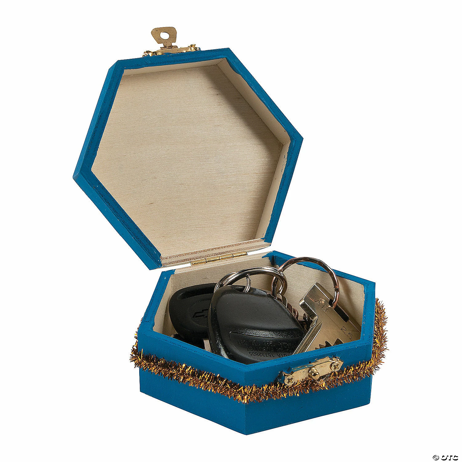 Outlet 🌟 DIY Unfinished Wood Hexagon Box - 12 Pc. 👍 - Image 3