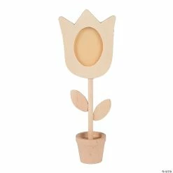 Cheapest 😀 DIY Wood Flower Photo Holders - 12 Pc. 😀