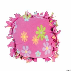 Budget 🔥 Fleece Flower Tied Pillow Craft Kit - Makes 6 🔥