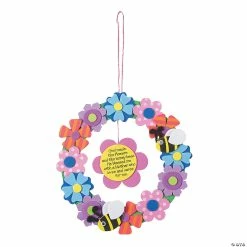 Budget ⌛ Flower Wreath For Mom Craft Kit- Makes 12 👏