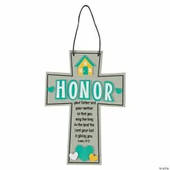 Best Sale 🎉 Inspirational 👩 Mother & Father Cross Craft Kit - Makes 12 ⭐