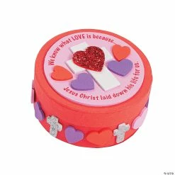 Cheap π Inspirational Valentine Prayer Box Craft Kit - Makes 12 βοΈ