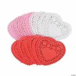 Best reviews of 👏 Mini Valentine Heart Doilies - 100 Pc. 🥰