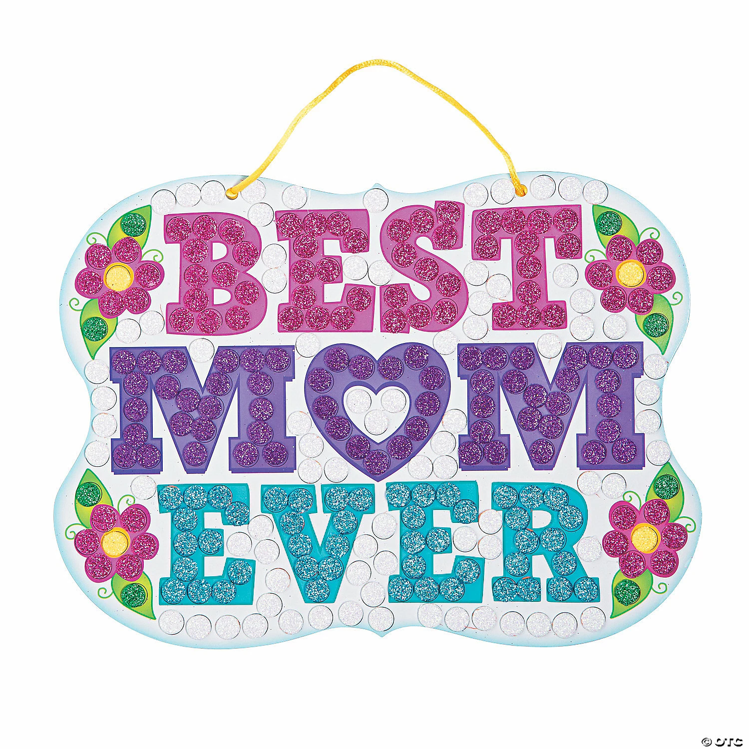 Brand new π Mom Glitter Mosaic Sign Craft Kit - Makes 12 π§¨