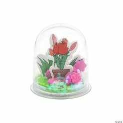 Cheapest 🎁 Mother’s Day Flower Glitter Snow Globe Craft Kit - Makes 12 🧨