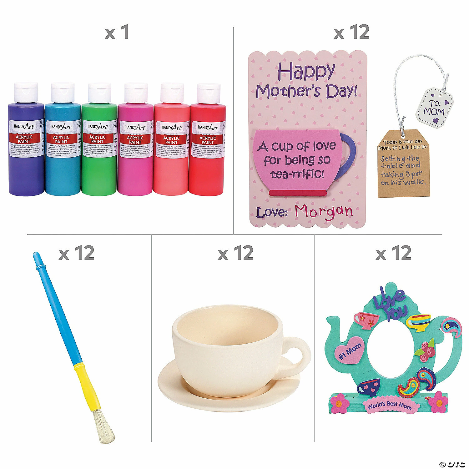Best Pirce π Motherβs Day Tea Craft Kit Assortment β Makes 36 π - Image 2