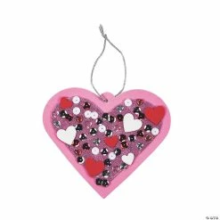 Flash Sale 🔥 Sequin Valentine Ornament Craft Kit - Makes 12 ✔️