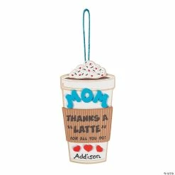 Promo ✔️ Thanks A Latte Mom Sign Craft Kit- Makes 12 👍