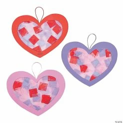 Discount 𧨠Tissue Paper Heart Craft Kit- Makes 12 π