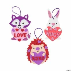 Budget 🧨 Valentine Animal Ornament Craft Kit - Makes 12 🧨