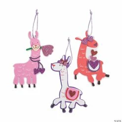 Budget ✨ Valentine Llama Ornament Craft Kit - Makes 12 💯