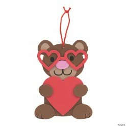 Cheapest π Valentine Teddy Bear Ornament Craft Kit - Makes 12 π―
