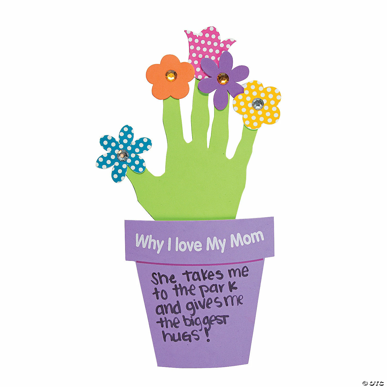 Buy 🥰 “Why I Love My 👩 Mother” Handprint Craft Kit - Makes 12 🥰